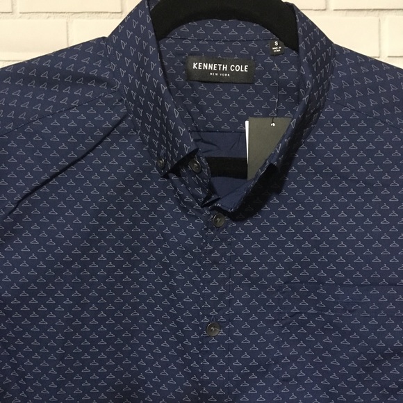 Kenneth cole men’s dressy shorts sleeve top - Picture 2 of 6